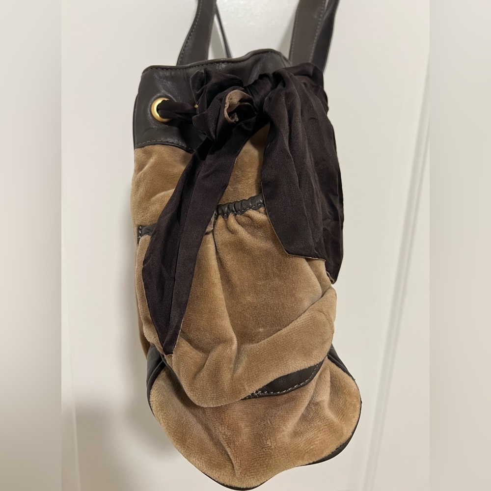 Juicy Couture, Tote Bag, Tan and Brown - Picture 4 of 10
